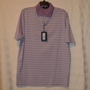 Men's Medium Hart Schaffner Marx Short-Sleeve Polo Shirt, NWT